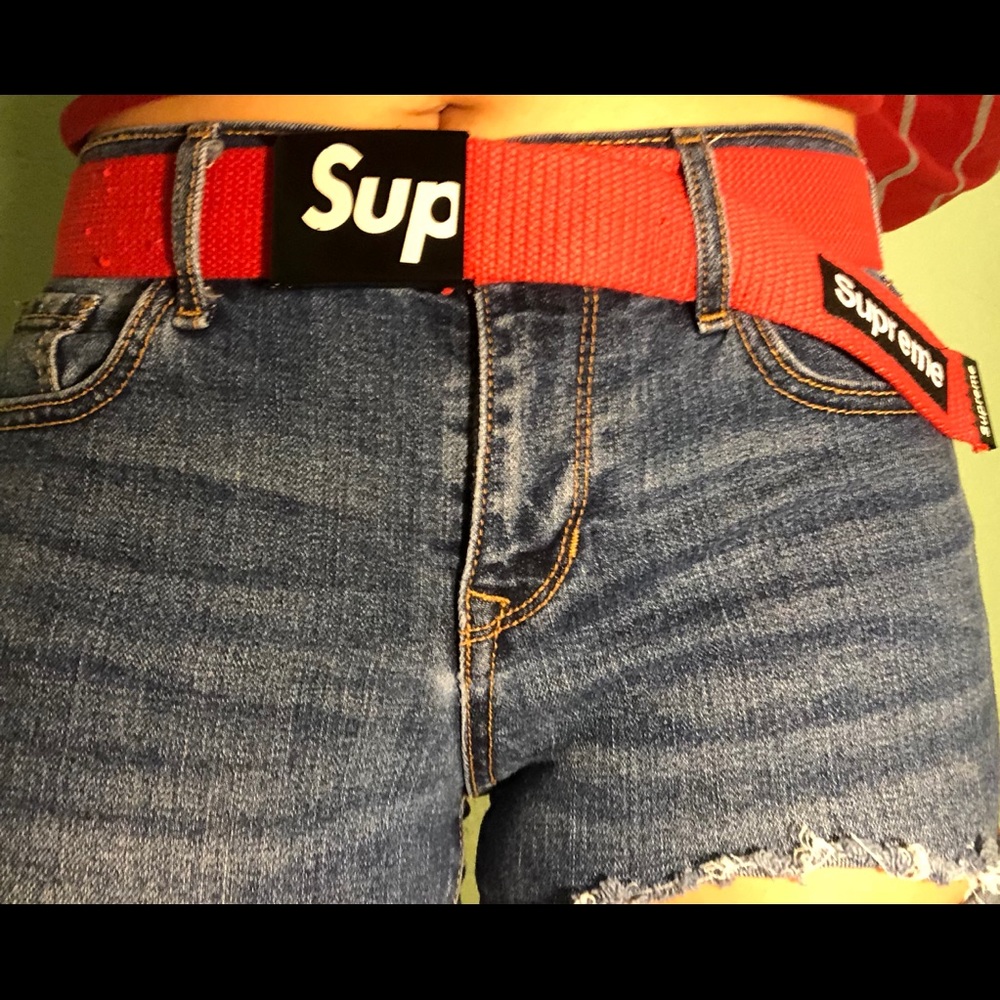 Supreme red belt
